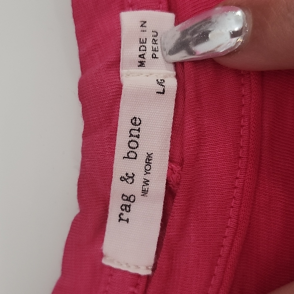 Rag & Bone pink pocket tee - Picture 3 of 6
